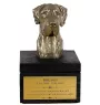Dogue allemand, Grand danois II - une urne avec une gravure et une sculpture de chien, un dernier adieu, un produit fait à la main de la marque Art-Dog