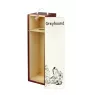 Greyhound, English Greyhound - wine box with a dog, alcohol box with graphics, personalized gift box from the Art-Dog brand