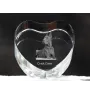 Great Dane - a photo of a dog in crystal, crystal heart, unique photo frame from the Art-Dog brand