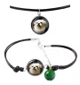 Brüsseler Griffon, Griffon Bruxellois - Schmuckset mit Ihrem Foto, handgefertigtes Set, Armband und Halskette von Art.-Dog.