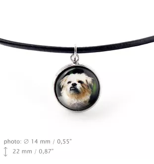 Gryfonik brukselski naszyjnik i bransoletka ze zdjęciem Art-Dog
