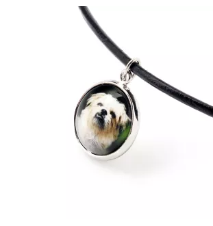 Gryfonik brukselski naszyjnik i bransoletka ze zdjęciem Art-Dog