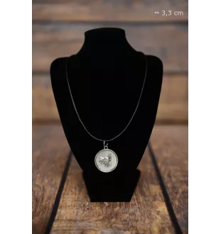 Deutsche Dogge, Ulmer Dogge, Große Dogge I - Halskette mit Hund, Anhänger für Hundemama, einzigartiger Schmuck der Marke Art-Dog