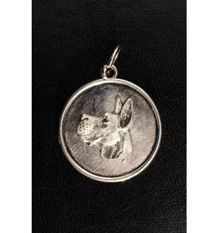 Dogue allemand, Grand danois I - collier avec chien, pendentif pour maman de chien, bijoux uniques de la marque Art-Dog