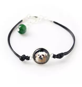 Griffon bruxellois - ensemble de bijoux avec votre photo, accessoire féminin, article fait main, produit fabriqué à la main avec passion pour la création de la marque Art-Dog