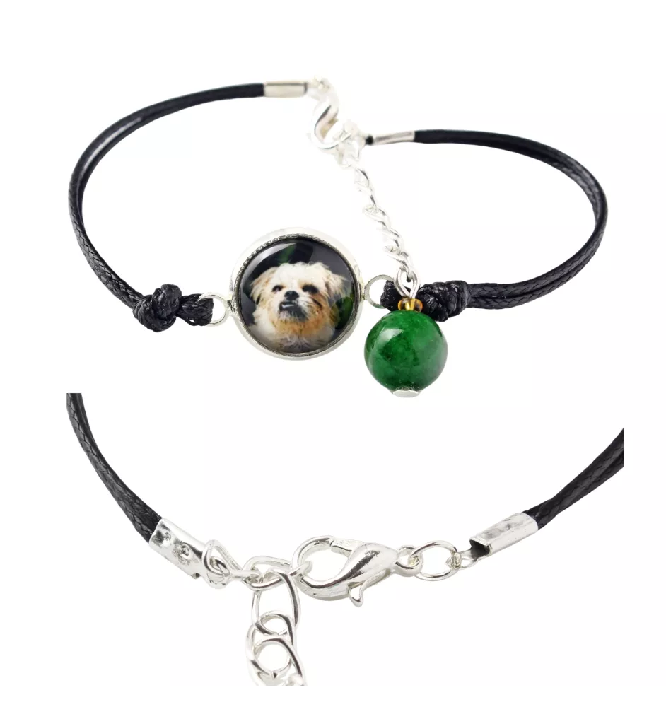 Griffon Bruxellois, Brussels Griffon - bracelet in a box with your photo, feminine jewelry, perfect gift from Art-Dog brand