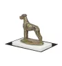 Dogue allemand, Grand danois II - statuette de chien, figurine sur un socle blanc, trophée pour exposition de chiens de la marque Art-Dog