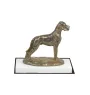 Dogue allemand, Grand danois II - statuette de chien, figurine sur un socle blanc, trophée pour exposition de chiens de la marque Art-Dog