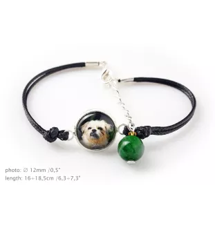 Brüsseler Griffon, Griffon Bruxellois - Armband in einer Schachtel mit Ihrem Foto, femininer Schmuck, ein ausgezeichnetes Geschenk der Marke Art-Dog.