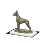 Dogue allemand, Grand danois I - une statuette de chien, une figurine en marbre blanc, un trophée pour l'exposition de chiens de la marque Art-Dog