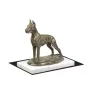 Dogue allemand, Grand danois I - une statuette de chien, une figurine en marbre blanc, un trophée pour l'exposition de chiens de la marque Art-Dog