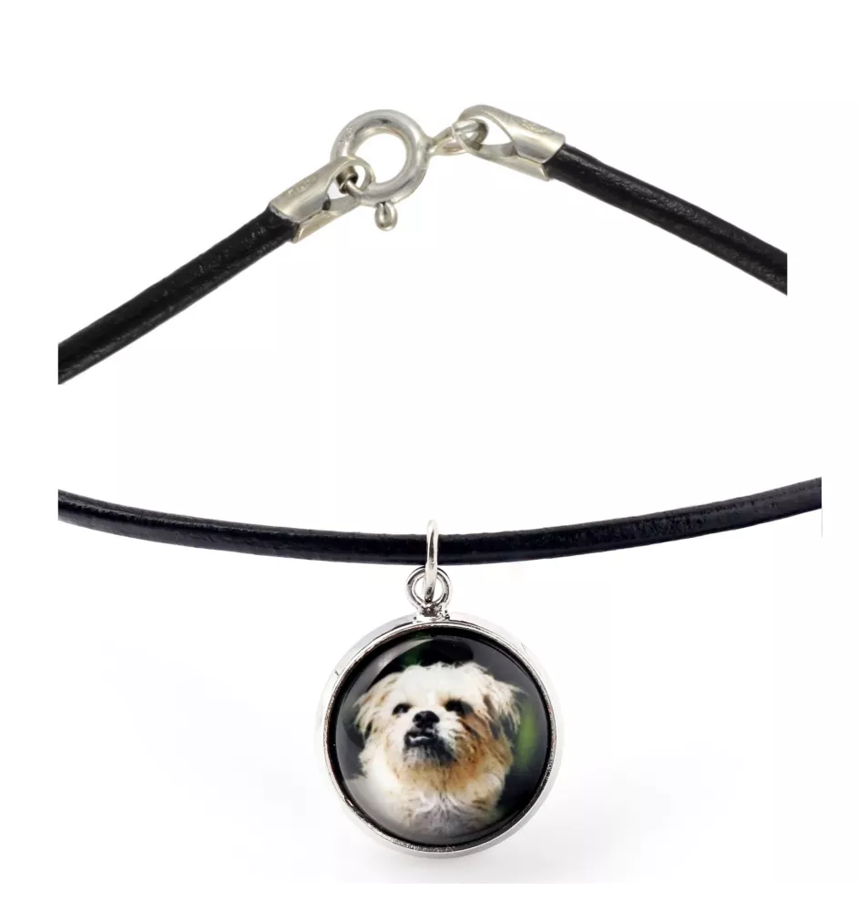 Griffon Bruxellois, Brussels Griffon - necklace in a box, elegant decoration, pendant from the Art-Dog brand