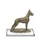 Great Dane I - dog figurine, statue on white marble, trophy for Art-Dog dog show exhibition
