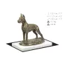 Great Dane I - dog figurine, statue on white marble, trophy for Art-Dog dog show exhibition