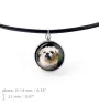 Griffon Bruxellois, Brussels Griffon - necklace in a box, elegant decoration, pendant from the Art-Dog brand