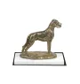 Great Dane II - dog figurine, statue on white marble, trophy for Art-Dog dog show exhibition