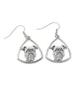 Griffon Bruxellois, Brussels Griffon - dog earrings, hanging earrings with a picture, personalized jewelry with Art-Dog brand print