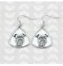 Brüsseler Griffon, Griffon Bruxellois - Hund Ohrringe, hängende Ohrringe mit Bild, personalisierter Schmuck mit dem Aufdruck der Marke Art-Dog