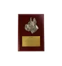 Deutsche Dogge, Ulmer Dogge, Große Dogge II - Flachrelief eines Hundes, kleiner Dekor, realistische Plakette mit Hund von der Marke Art-Dog