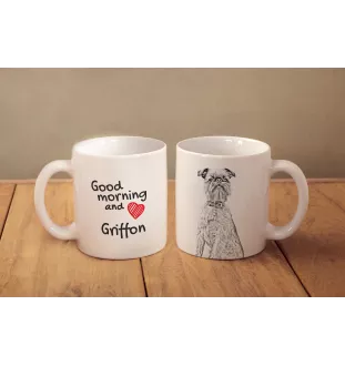 Brüsseler Griffon, Griffon Bruxellois - Tasse mit Hund, Tasse mit Bild, personalisiertes Geschenk der Marke Art-Dog