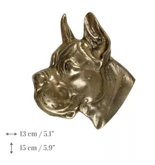 Great Dane II - commemorative plaque with a dog, personalized thank you, award, diploma with dedication from the Art-Dog brand