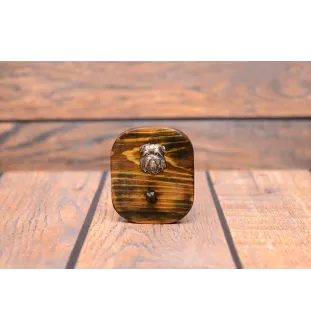 Griffon bruxellois - porte-clés, porte-clés avec chien pour les médailles, crochet pour les clés de la marque Art-Dog