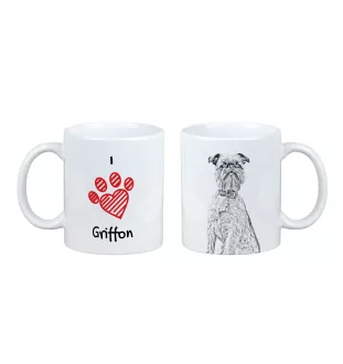 Brüsseler Griffon, Griffon Bruxellois - Tasse mit Hund, entzückende Tasse mit Grafik, Geschenk mit Ihrem Foto von der Marke Art-Dog