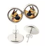 Great Dane I - earrings in a box, your photo, handmade jewelry, a product of the Art-Dog brand