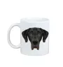 Great Dane I - cup with a geometric dog image and the inscription Art-Dog