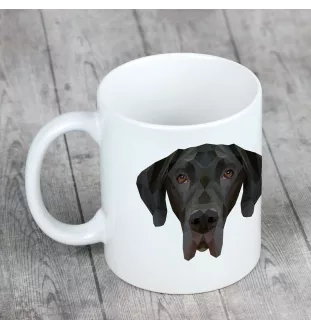 Dog niemiecki I kubek geometryczny Art-Dog