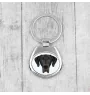 Dogue allemand, Grand danois I - porte-clés géométrique avec photo et inscription Art-Dog