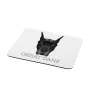 Great Dane - geometric mouse pad with a picture and text by Art-Dog