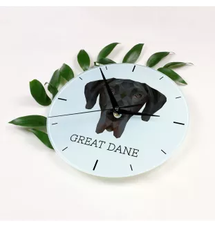 Dog niemiecki I zegar geometryczny Art-Dog