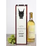 Great Dane - geometric box with a picture and inscription for wine by Art-Dog
