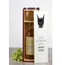 Great Dane - geometric box with a picture and inscription for wine by Art-Dog