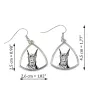 Great Dane - dog earrings, hanging earrings with a picture, personalized jewelry with Art-Dog brand print