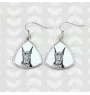 Great Dane - dog earrings, hanging earrings with a picture, personalized jewelry with Art-Dog brand print