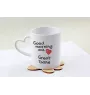 Great Dane I - cup with a dog, adorable cup with a heart-shaped handle, universal gift from the Art-Dog brand