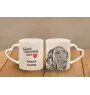 Great Dane I - cup with a dog, adorable cup with a heart-shaped handle, universal gift from the Art-Dog brand