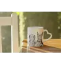 Deutsche Dogge, Ulmer Dogge, Große Dogge - Tasse mit Hund, entzückende Tasse mit herzförmigem Henkel, universelles Geschenk der Marke Art-Dog