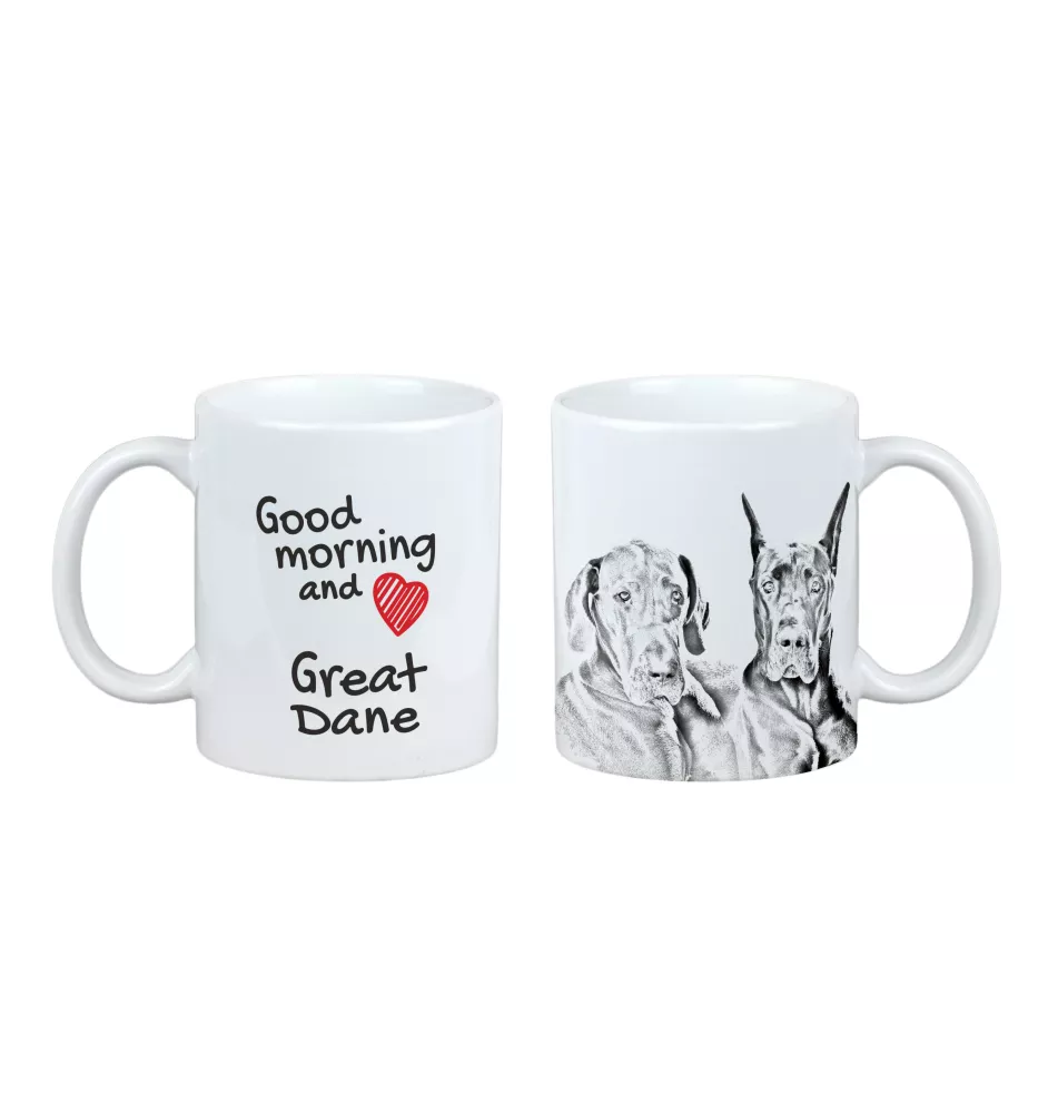 Great Dane - cup with a dog, cup with a photo, personalized gift from the Art-Dog brand