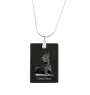 Great Dane I - Crystal pendant with dog, silver necklace with photo, personalised pendant by Art-Dog brand