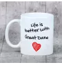 Great Dane - cup with a dog, cup with a photo, personalized gift from the Art-Dog brand
