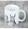 Great Dane - cup with a dog, cute cup with graphics, a gift with your photo from the Art-Dog brand