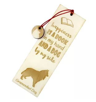 Groenendael chien de berger belge - marque-page pour livre avec chien, marque-page personnalisé, accessoire canin pour les lecteurs de la marque Art-Dog