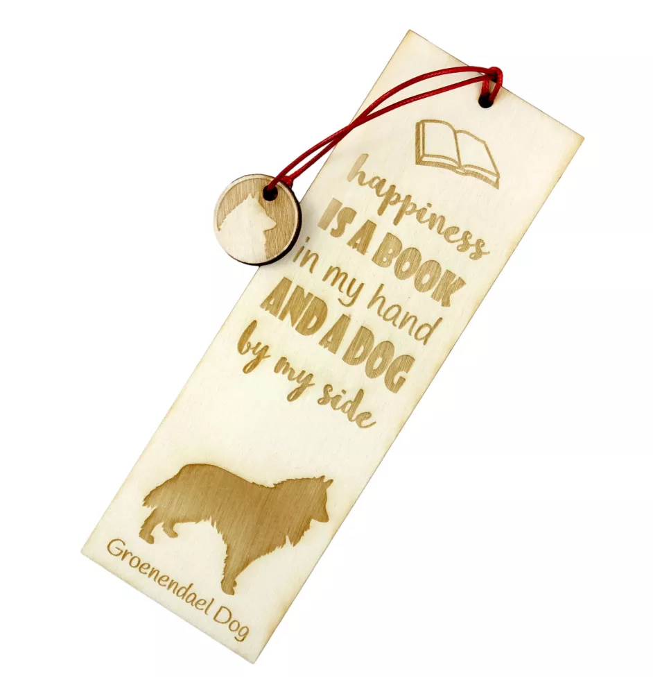 Groenendael chien de berger belge - marque-page pour livre avec chien, marque-page personnalisé, accessoire canin pour les lecteurs de la marque Art-Dog