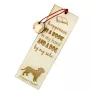 Chien de recherche au sang de Hanovre - marque-page pour livre avec chien, marque-page personnalisé, accessoire canin pour les lecteurs de la marque Art-Dog