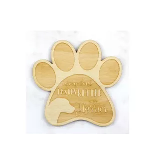 Harrier - Tasse Untersetzer, graviert Untersetzer mit Hund, Geschenk für Hundeliebhaber von Art-Dog Marke