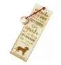 Hanoverian Hound, Hanover Hound, Hanoverian Scenthound - dog bookmark, personalized bookmark, gift for bookworm from Art-Dog brand