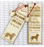 Chien de recherche au sang de Hanovre - marque-page pour livre avec chien, marque-page personnalisé, cadeau pour les amateurs de livres de la marque Art-Dog